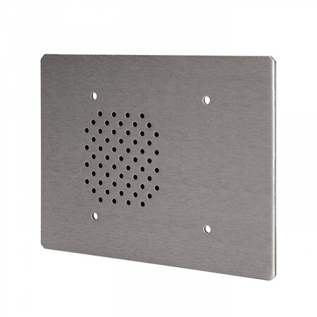 Quam 3-Gang Call-In Station, 25V, Vandal Resistant, Stainless Steel, No Button CIS6/25